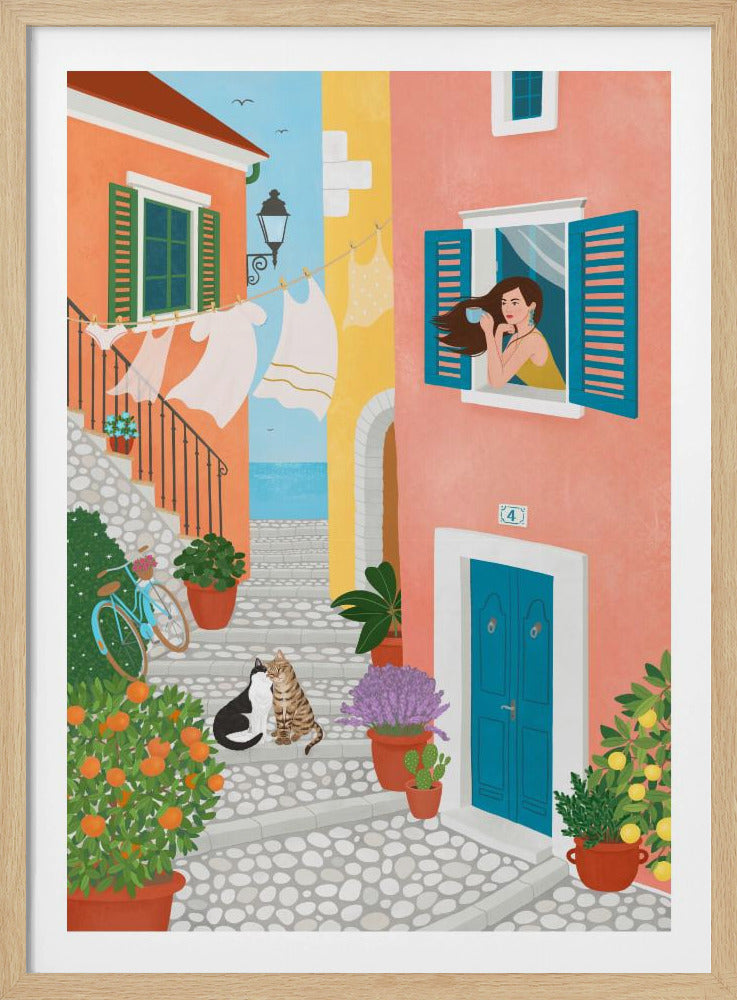 Zondagochtend in de Provence | Poster