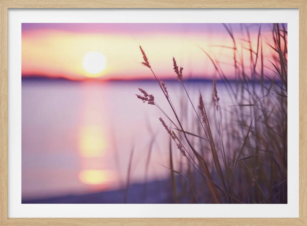 Serene zonsonderganggloed | Poster