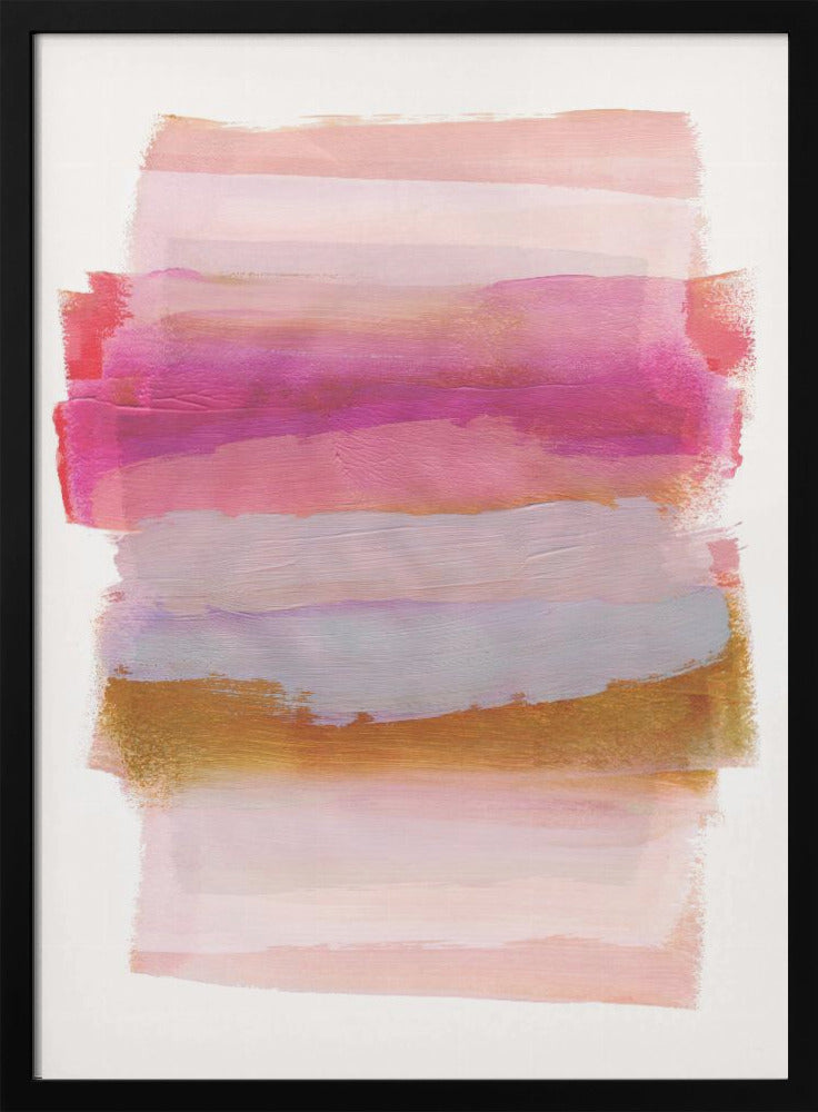Abstracte penseelstreken 45 A1 | Poster