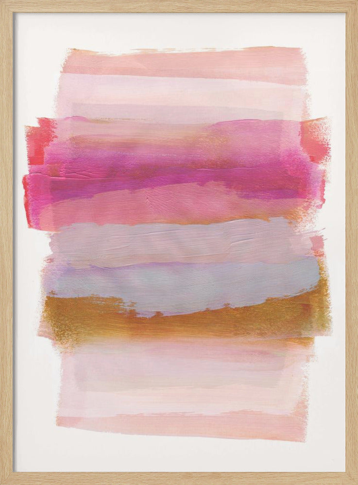 Abstracte penseelstreken 45 A1 | Poster