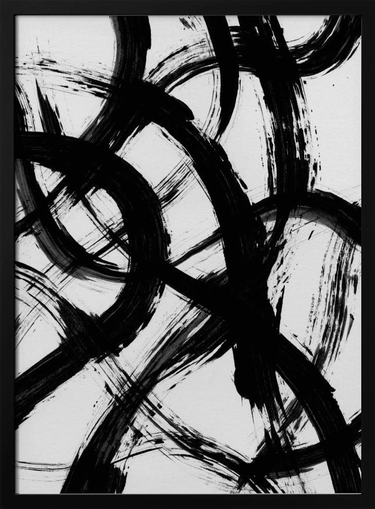 Abstract Brush Strokes 98X | Poster