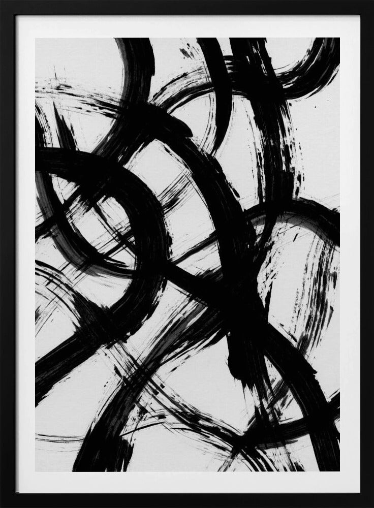 Abstract Brush Strokes 98X | Poster
