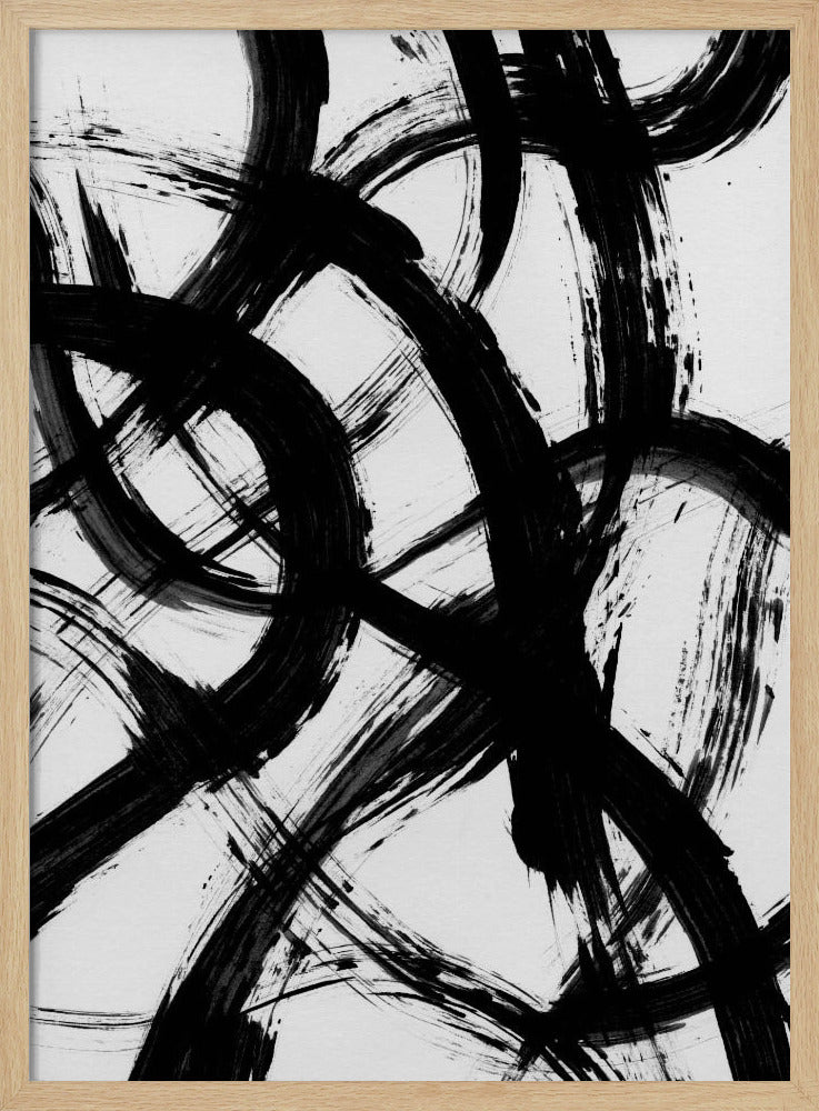Abstract Brush Strokes 98X | Poster