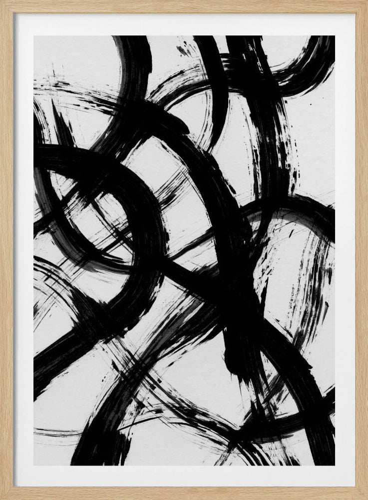 Abstract Brush Strokes 98X | Poster