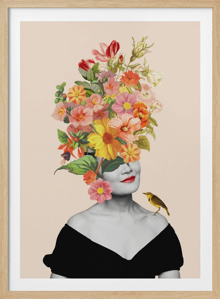 Bloeiende Vrouw | Poster