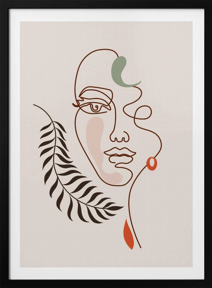 Bladrijke elegantie | Poster