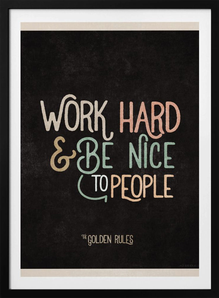 Golden Life Motto | Poster
