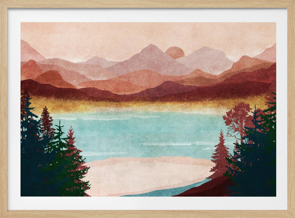 Sereniteit in de bergdageraad | Poster