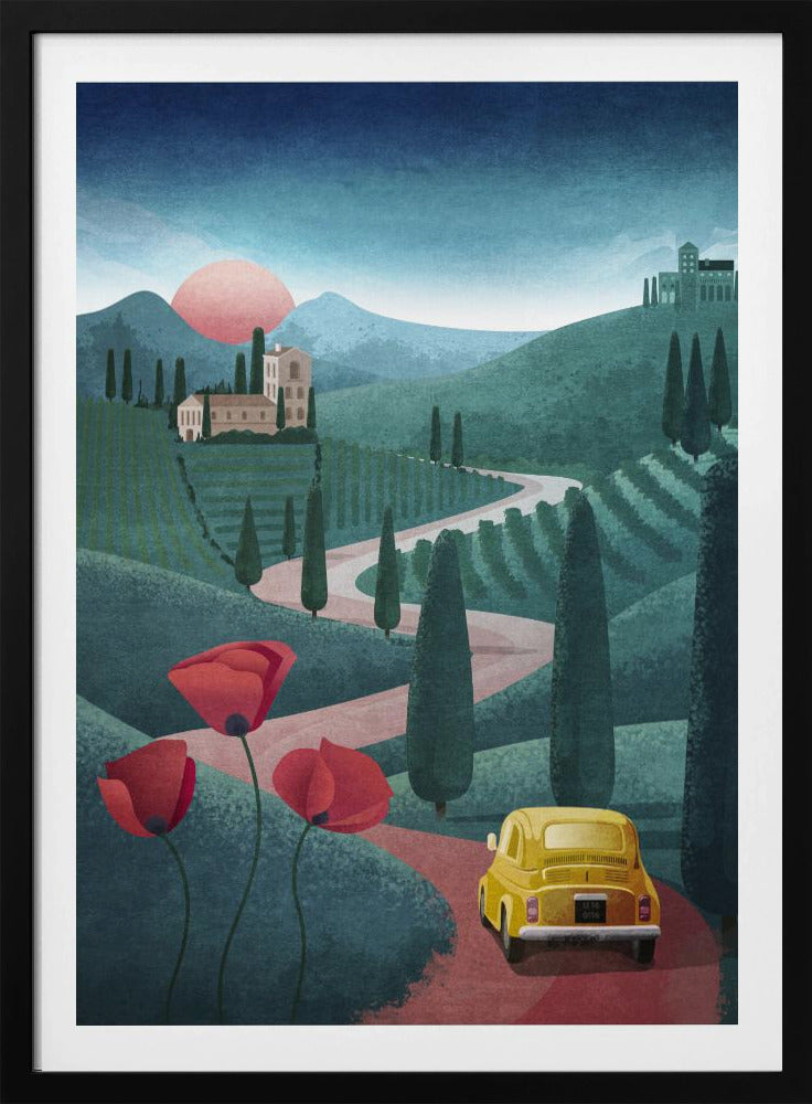 Zonsondergangreis | Poster