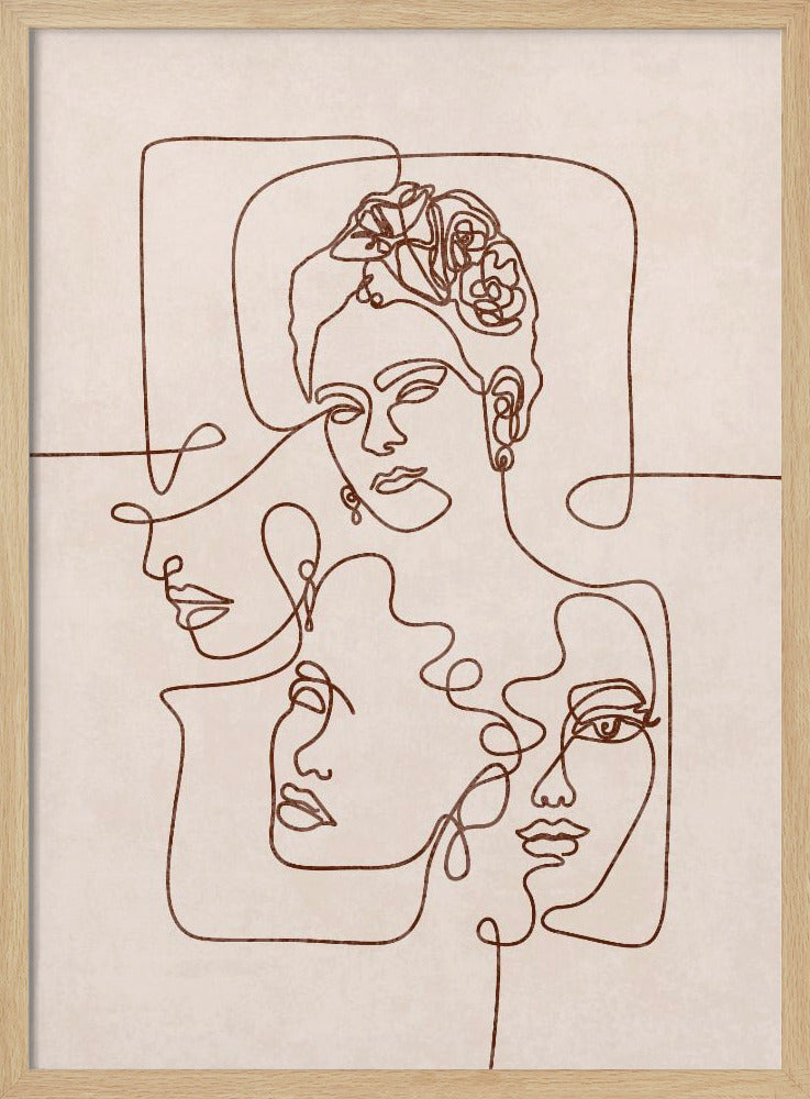 Entwined Faces | Poster
