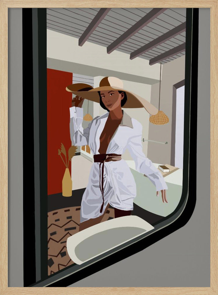 Chique reflectie | Poster