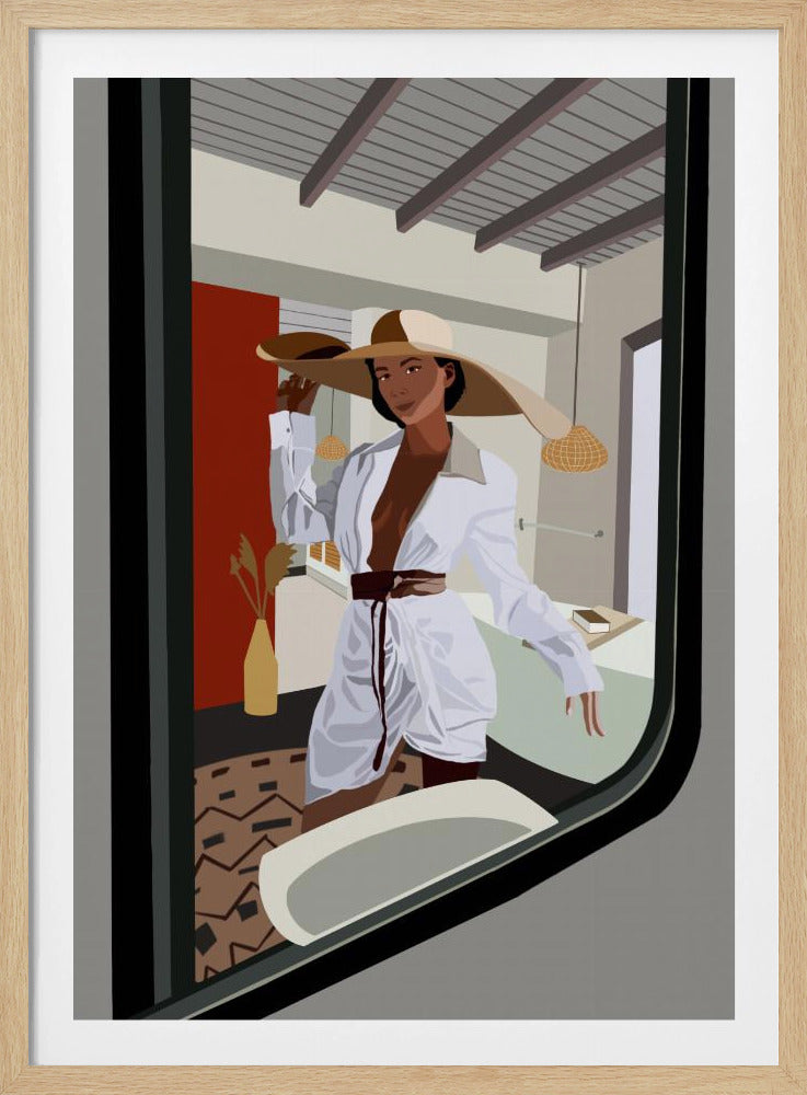Chique reflectie | Poster