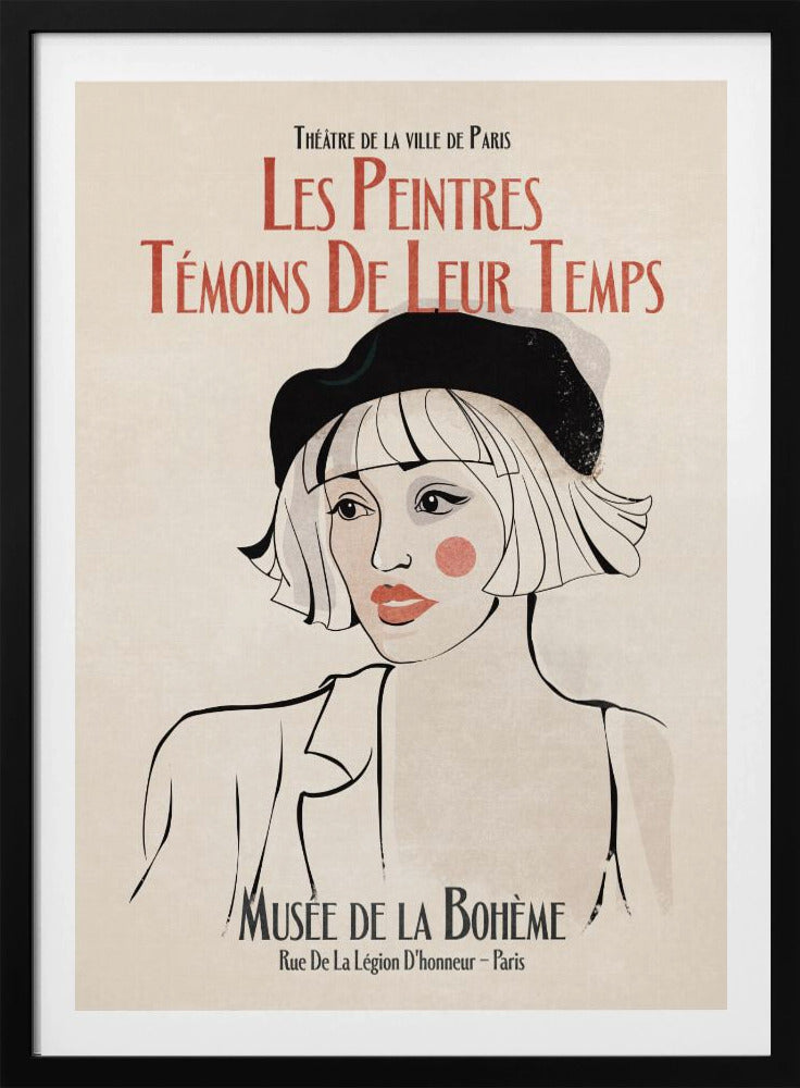 Parijse muze | Poster