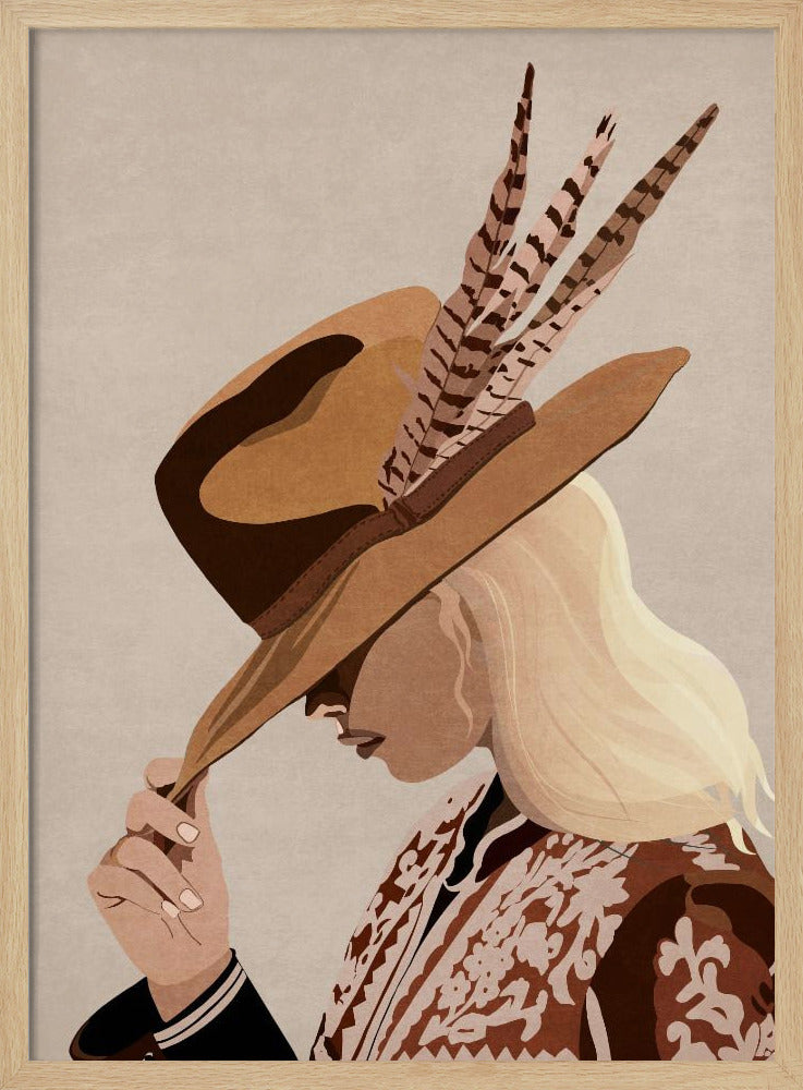 Feathered Elegance | Poster