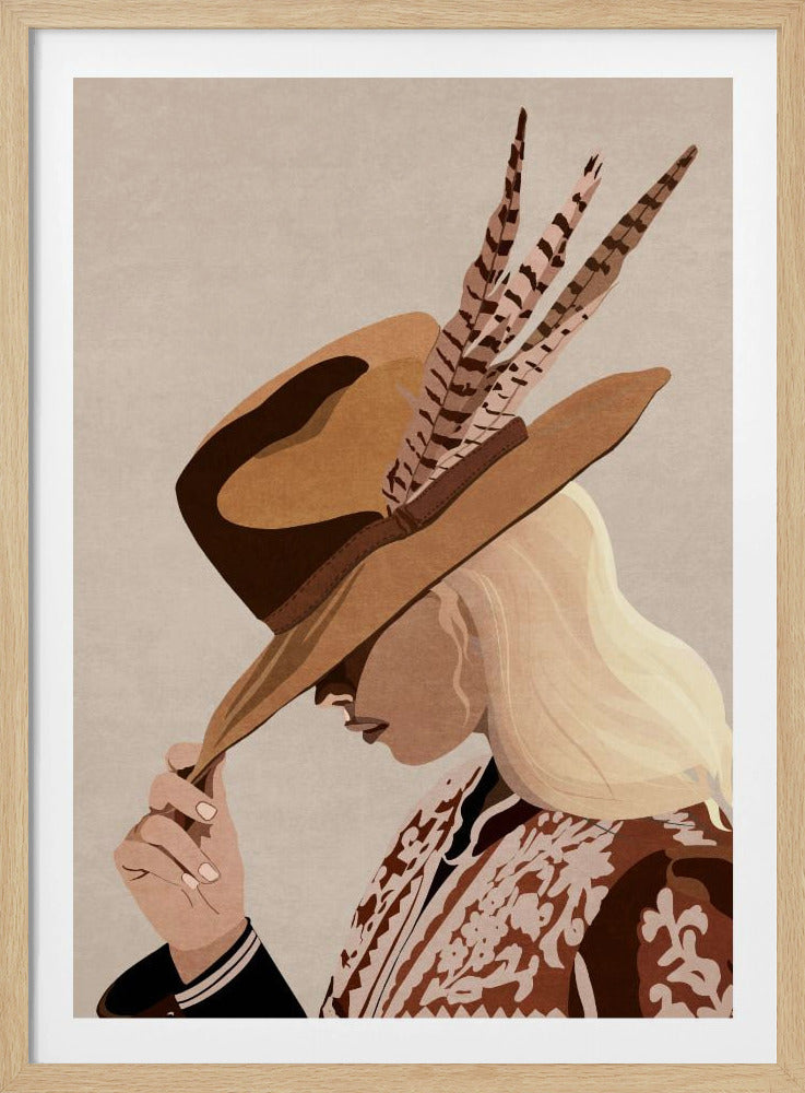 Feathered Elegance | Poster