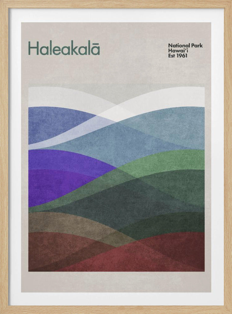 Kleurrijke toppen | Poster