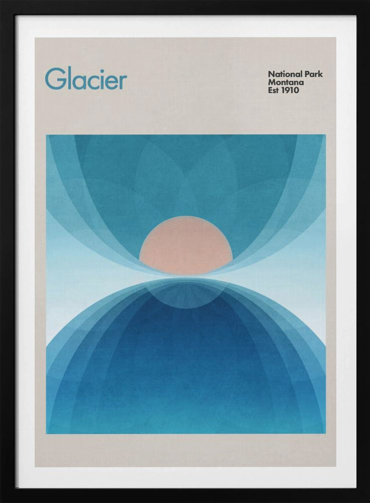 Serene Glacier View | Poster