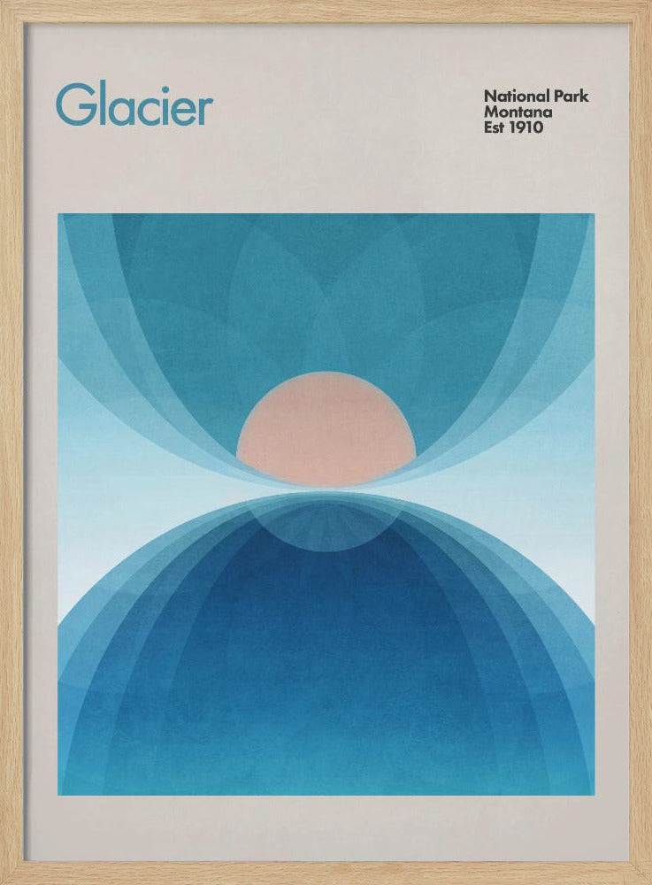 Serene Glacier View | Poster