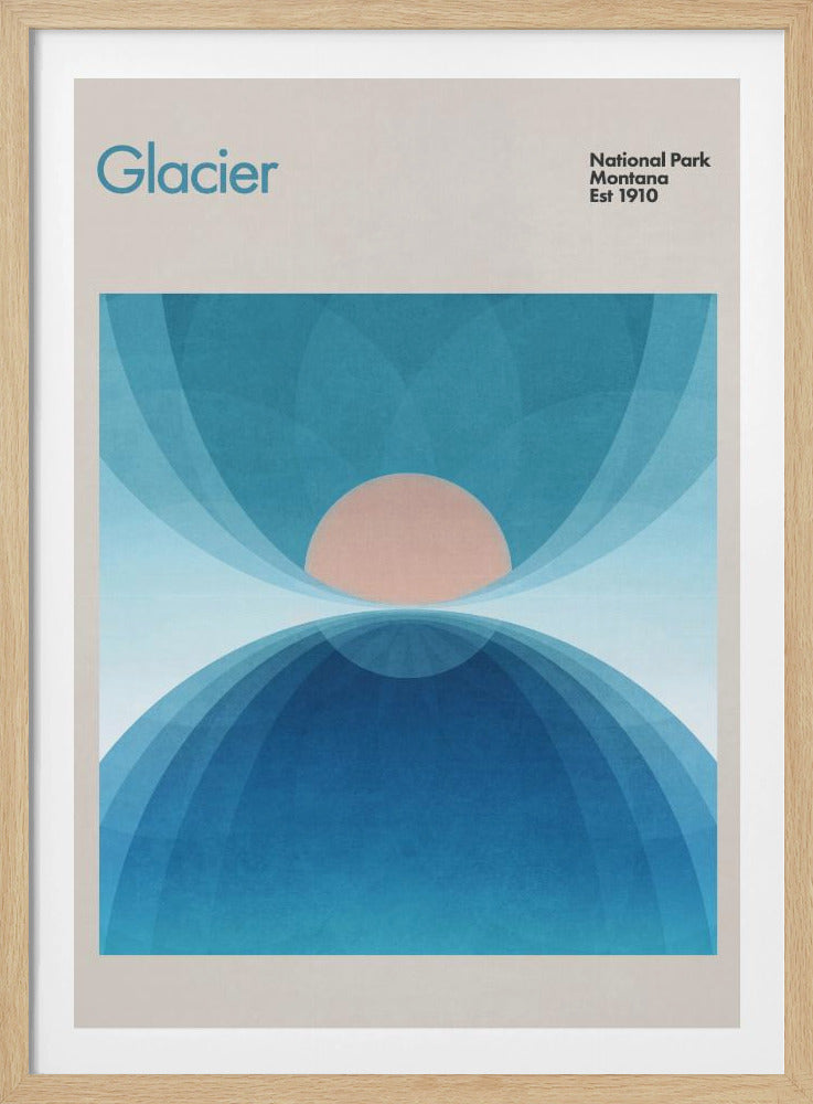 Serene Glacier View | Poster