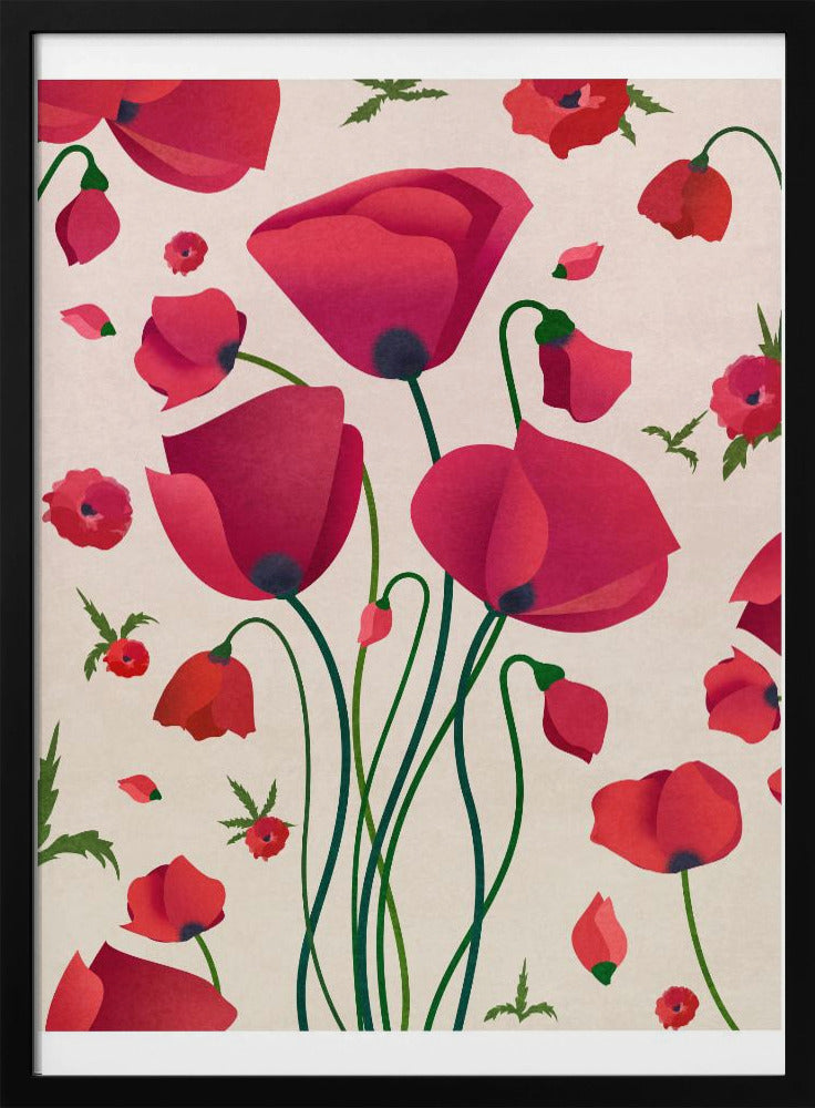 Klaproosbloesems | Poster