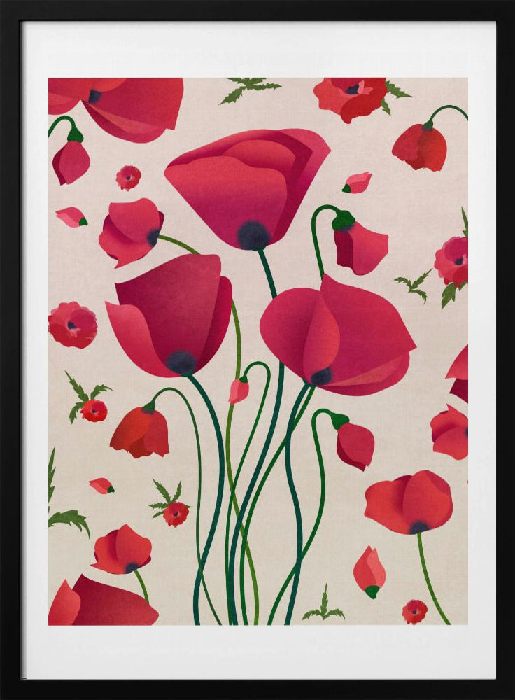 Klaproosbloesems | Poster