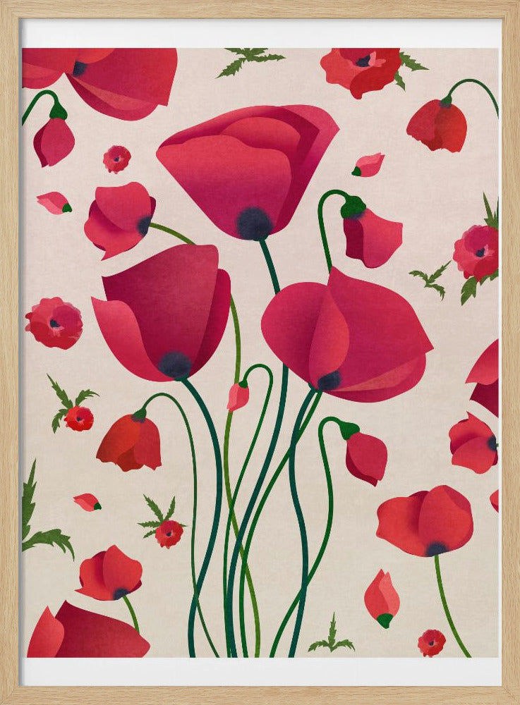 Klaproosbloesems | Poster