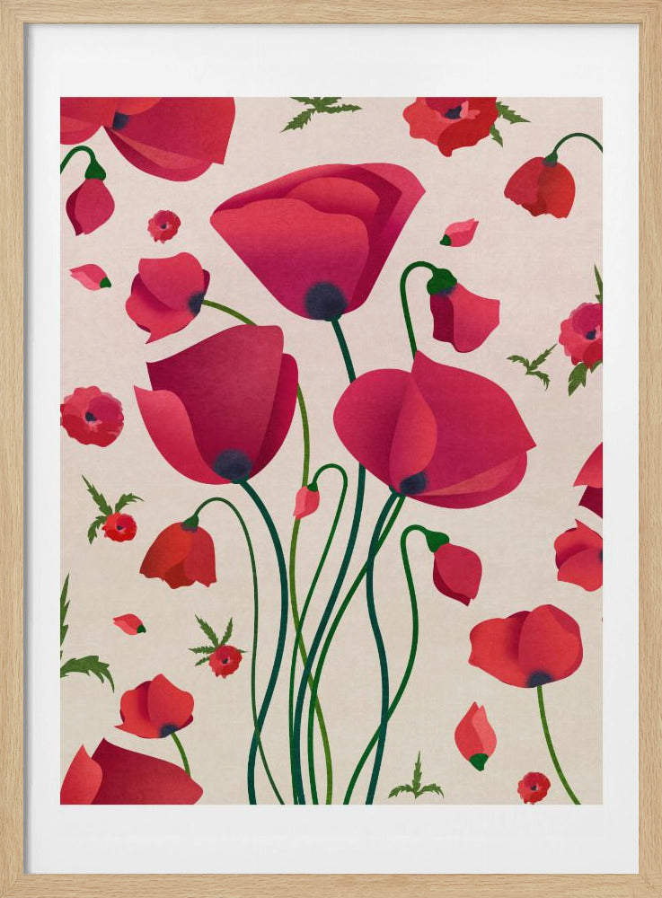 Klaproosbloesems | Poster