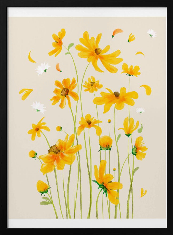 Gouden Bloesems | Poster