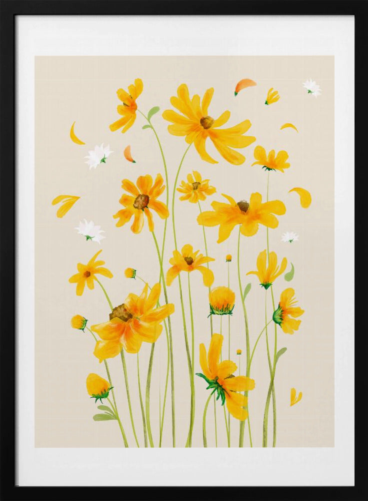 Gouden Bloesems | Poster