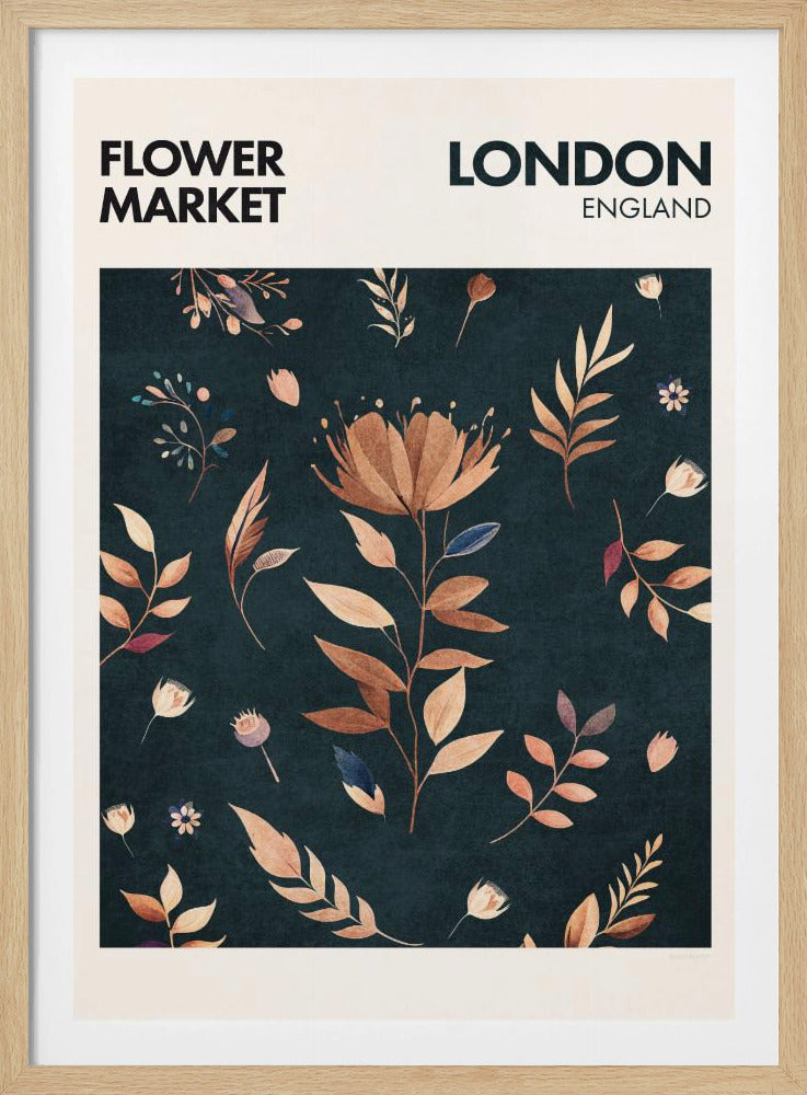 Bloemblaadjes in Londen | Poster