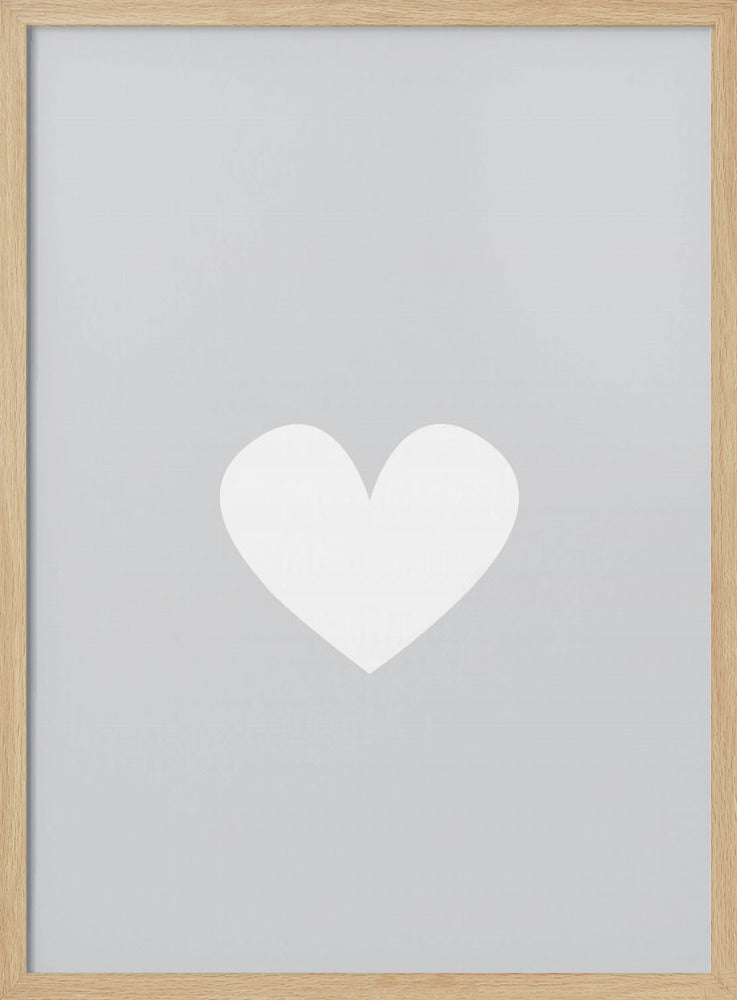 Klein Hart Grijs | Poster