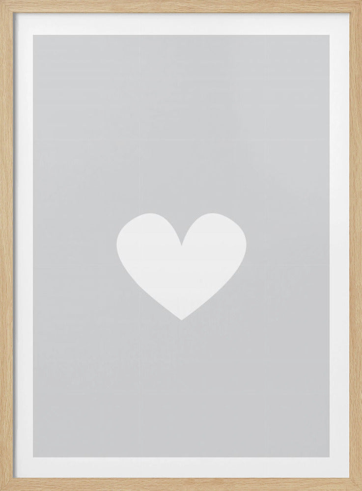Klein Hart Grijs | Poster