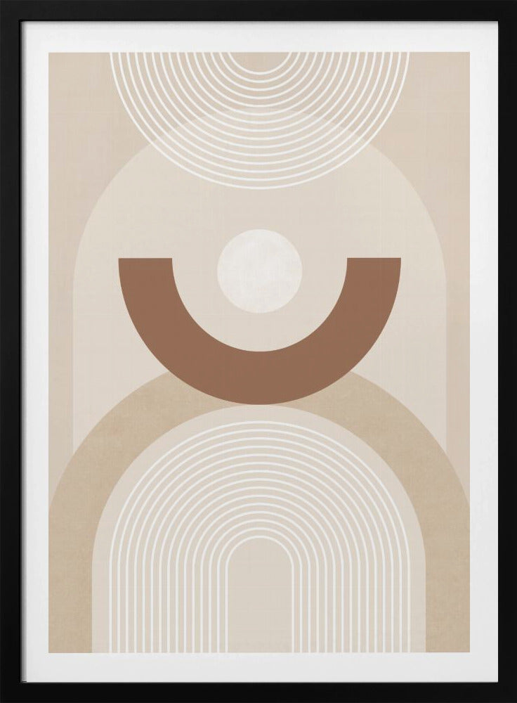 Beige Mid-Century Poster | Poster