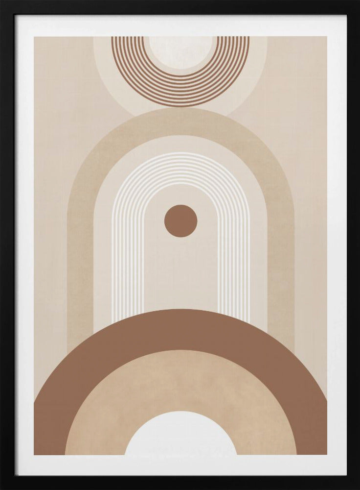 Beige Mid-Century Poster | Poster