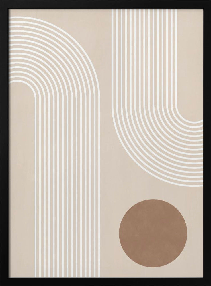 Beige Arc-poster | Poster