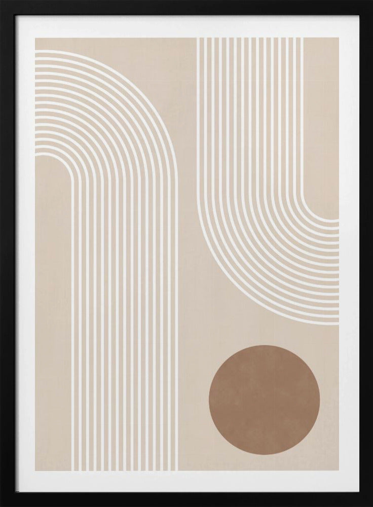 Beige Arc-poster | Poster