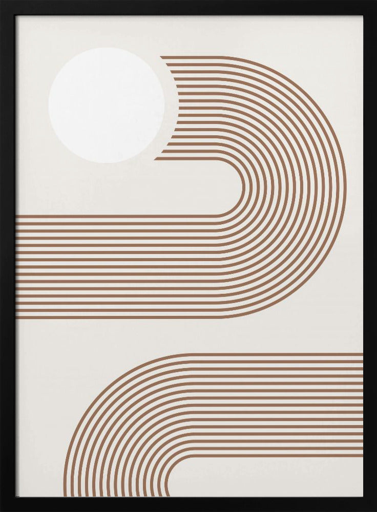 Beige Arc-poster | Poster