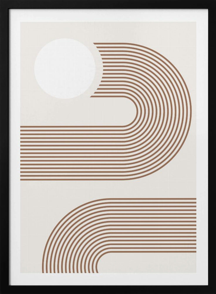 Beige Arc-poster | Poster