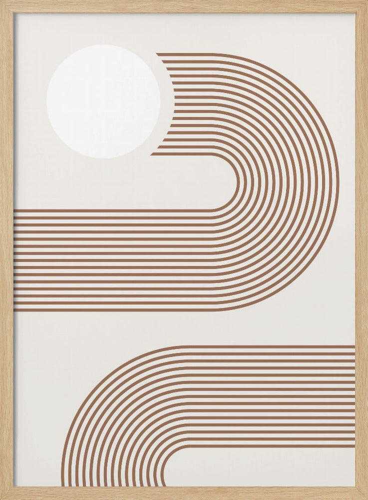 Beige Arc-poster | Poster