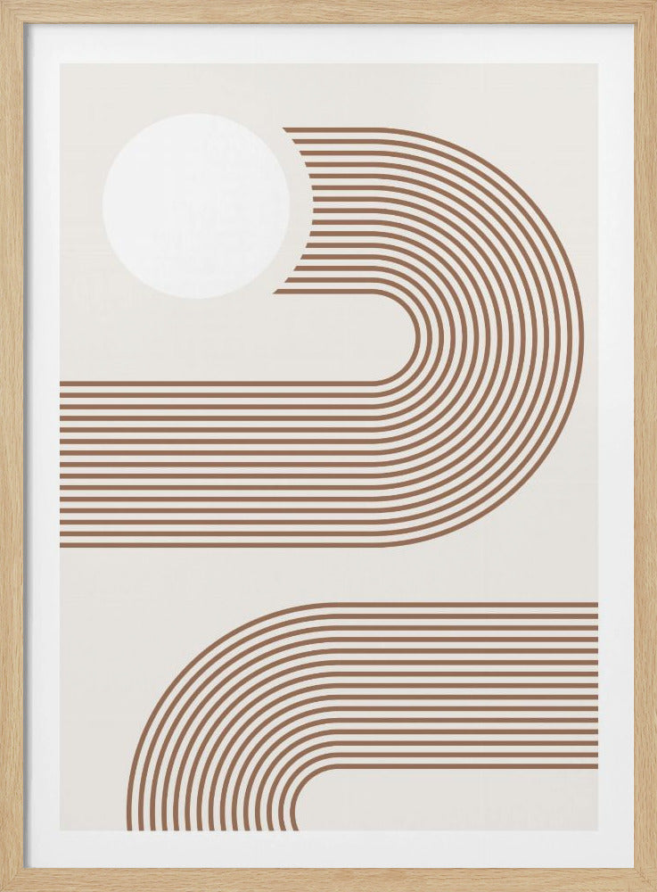 Beige Arc-poster | Poster