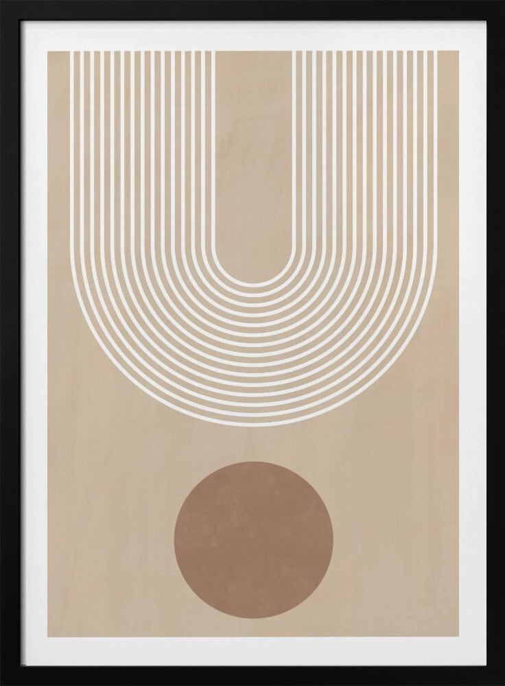 Beige Arc-poster | Poster