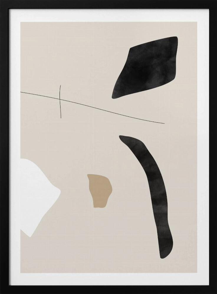 Grafische vormen en lijnen poster | Poster