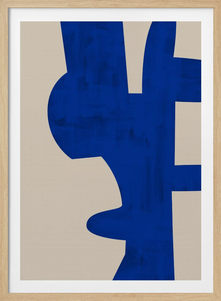 Schaduwen van Blauw | Poster