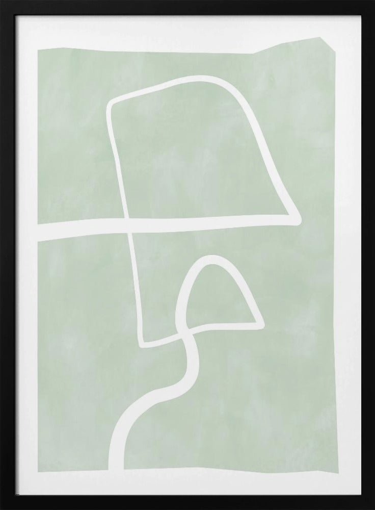 Zachte bochten doolhof | Poster