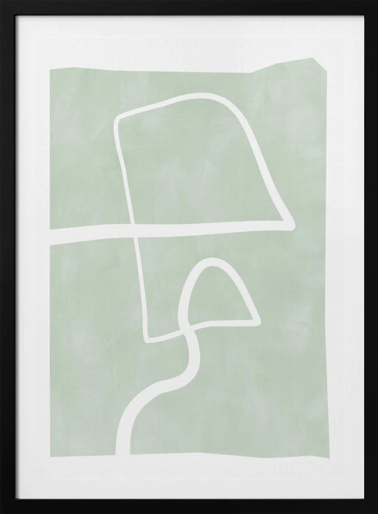 Zachte bochten doolhof | Poster