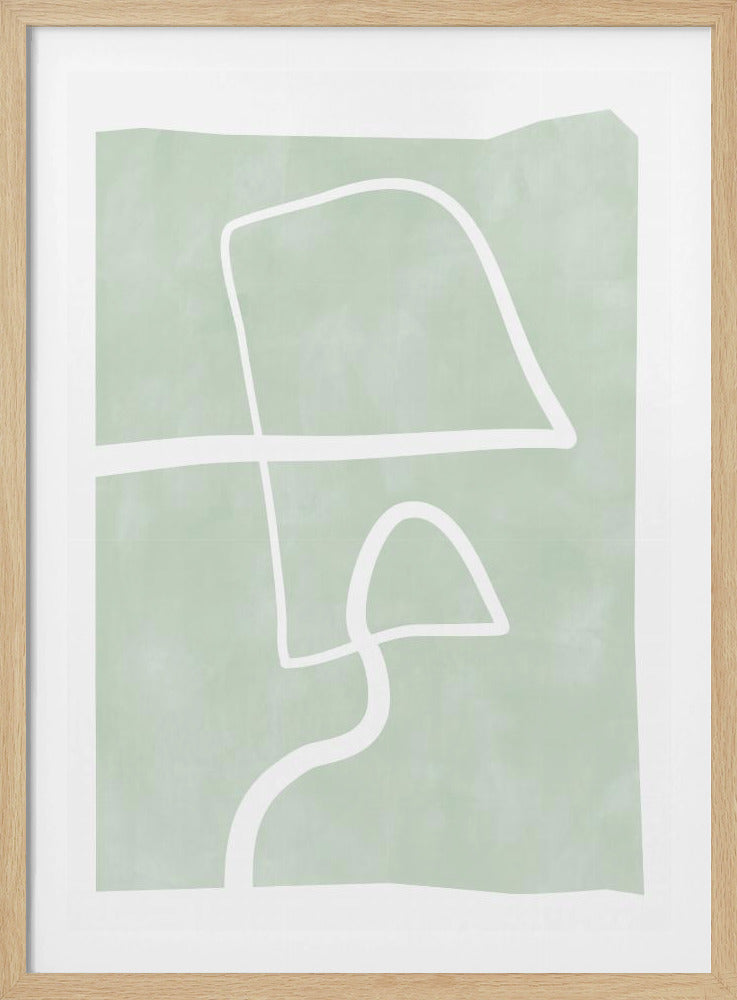 Zachte bochten doolhof | Poster