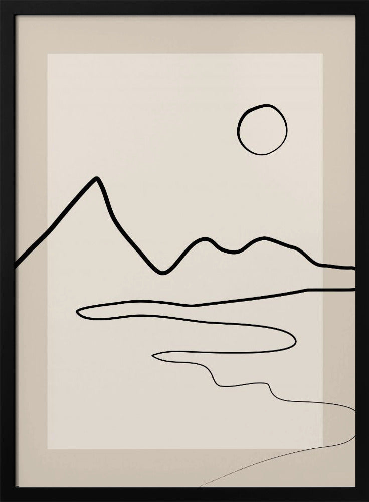 Minimalistische Horizon | Poster