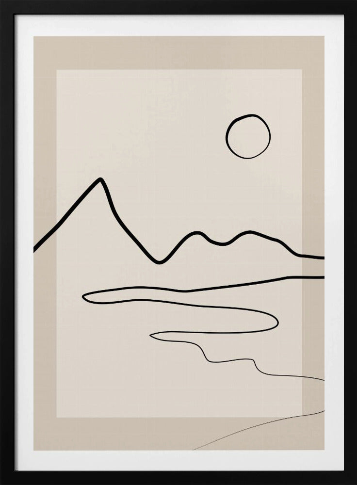 Minimalistische Horizon | Poster