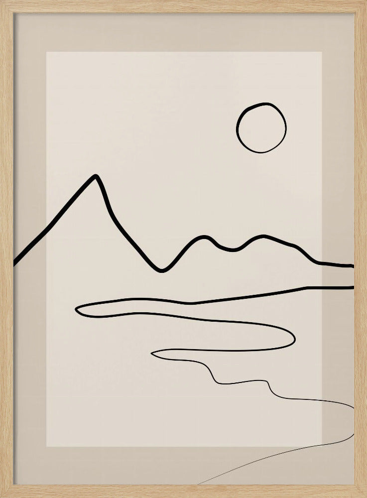 Minimalistische Horizon | Poster