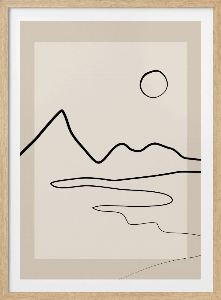 Minimalistische Horizon | Poster
